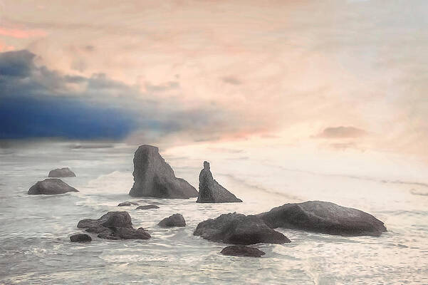 Sunbathing Rocks — color photograph by Jim Signorelli