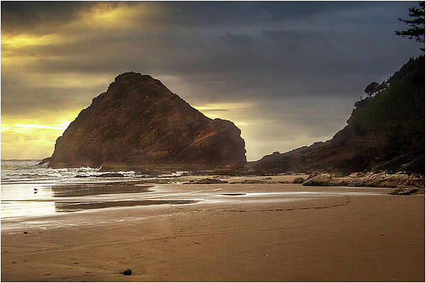 Oregonian Sunset — color photograph by Jim Signorelli