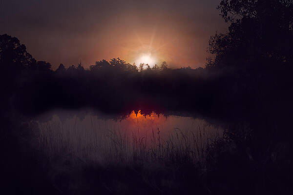 Morton Sunset — color photograph by Jim Signorelli